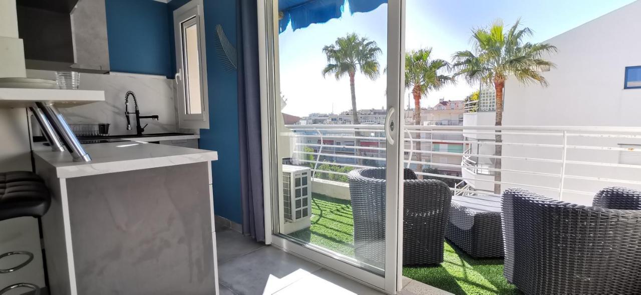 Cannes Pointe Croisette Studio Plage 2 Min A Pieds Eksteriør billede